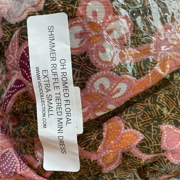 NEW XS VICI Floral Dress - Picture 3 of 4